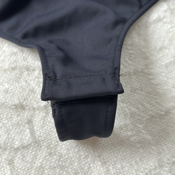 NWOT Free People Black One Shoulder Bodysuit - Picture 4 of 8